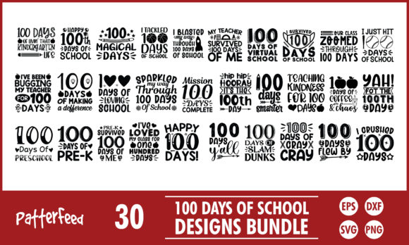 100 Days of School SVG Bundle: A Stitch-Test Review