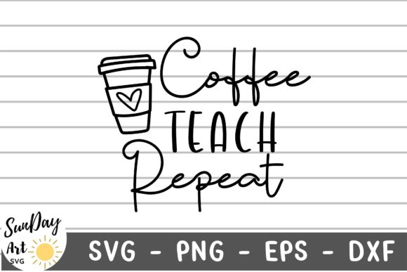 Coffee Teach Repeat SVG: An Embroidery Review