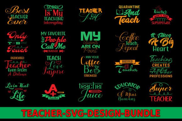 Teacher SVG Quotes Design Bundle Review